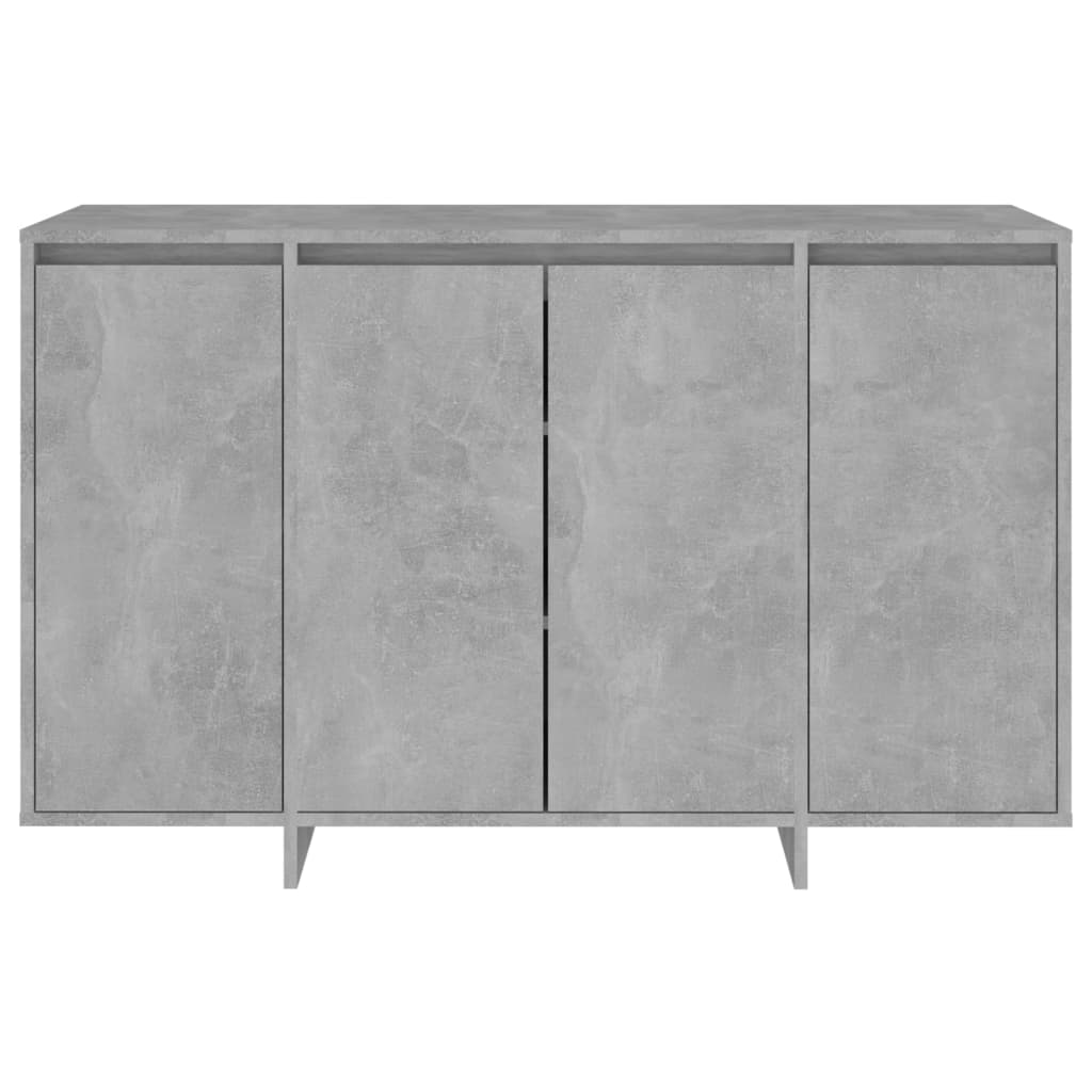 Dressoir 120x41x75 cm bewerkt hout betongrijs - AllerleiShop