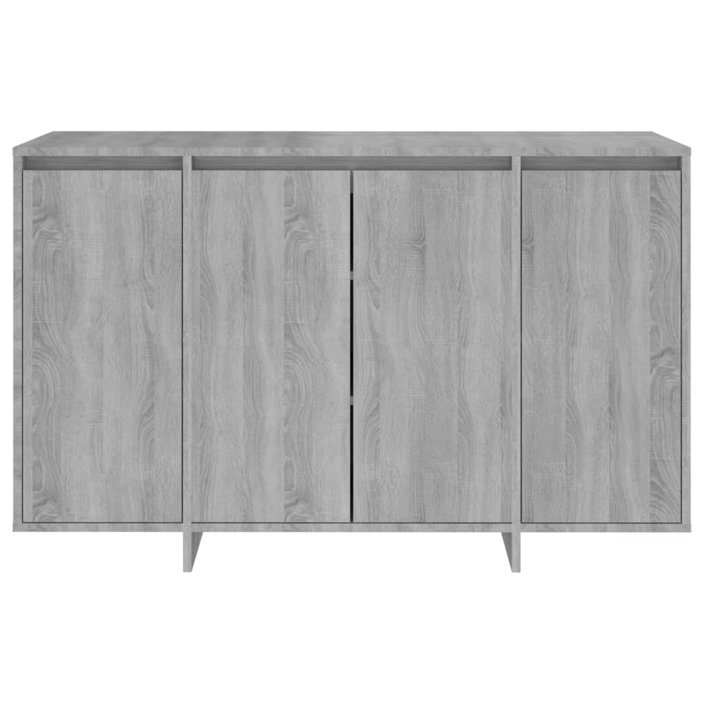 Dressoir 120x41x75 cm bewerkt hout grijs sonoma eikenkleurig - AllerleiShop