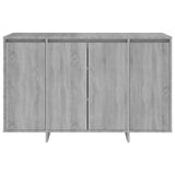 Dressoir 120x41x75 cm bewerkt hout grijs sonoma eikenkleurig - AllerleiShop