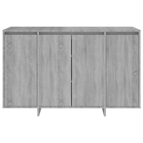 Dressoir 120x41x75 cm bewerkt hout grijs sonoma eikenkleurig - AllerleiShop