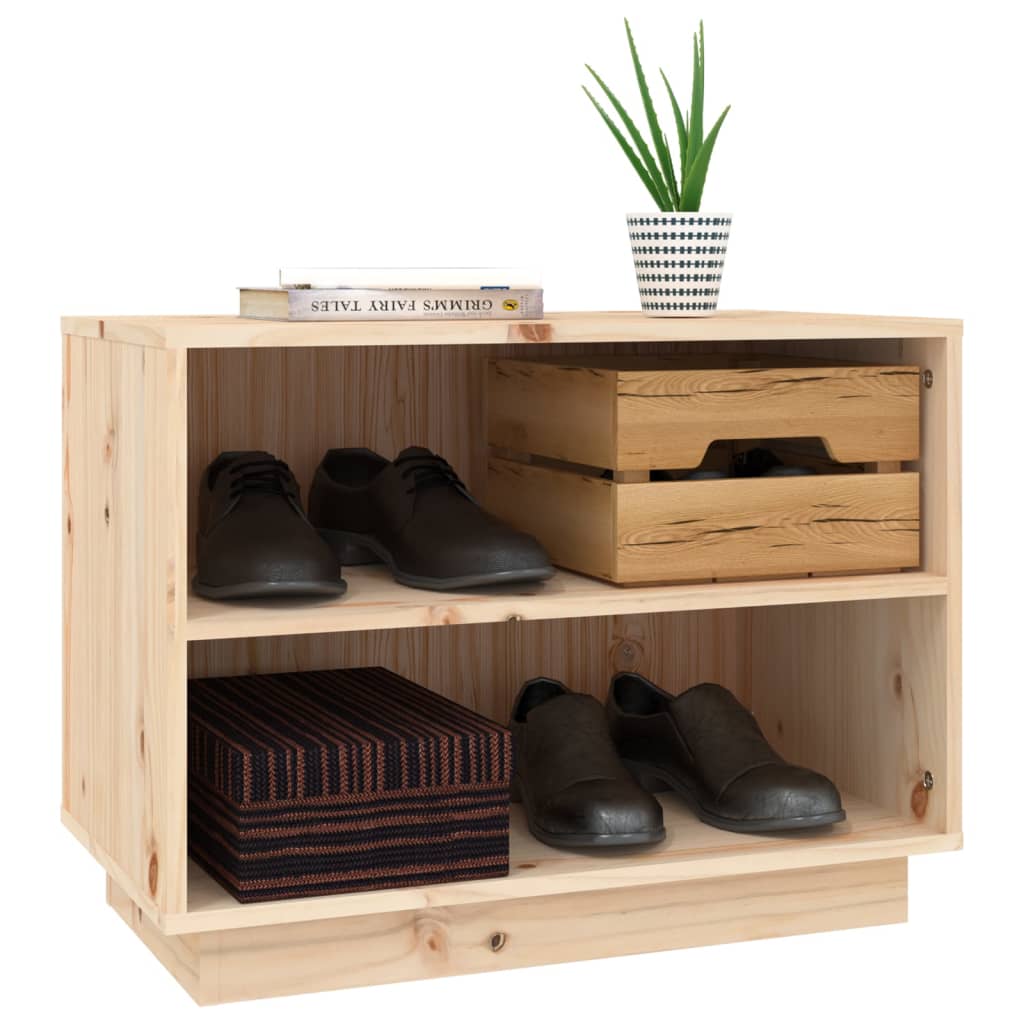 Schoenenkast 60x34x45 cm massief grenenhout - AllerleiShop