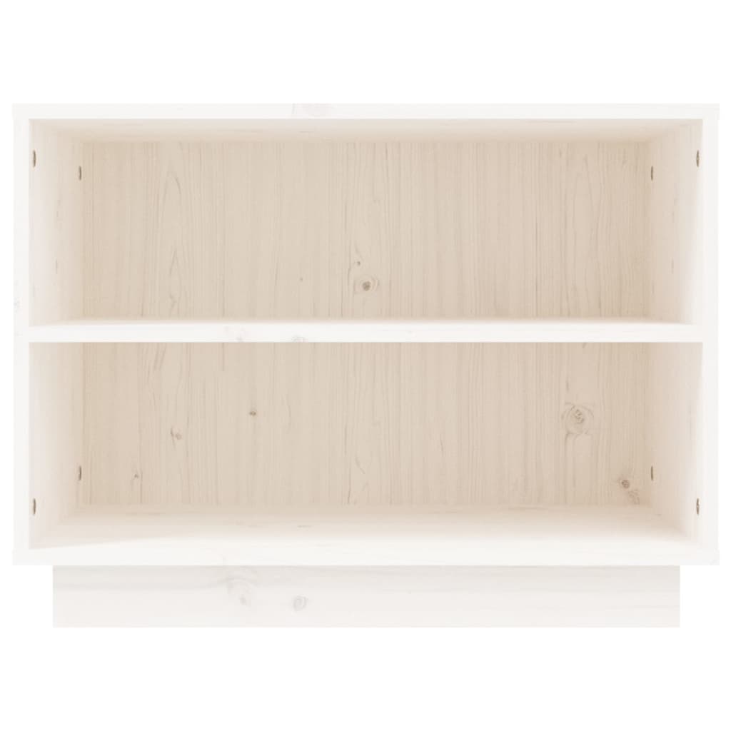 Schoenenkast 60x34x45 cm massief grenenhout wit - AllerleiShop