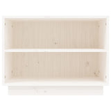 Schoenenkast 60x34x45 cm massief grenenhout wit - AllerleiShop