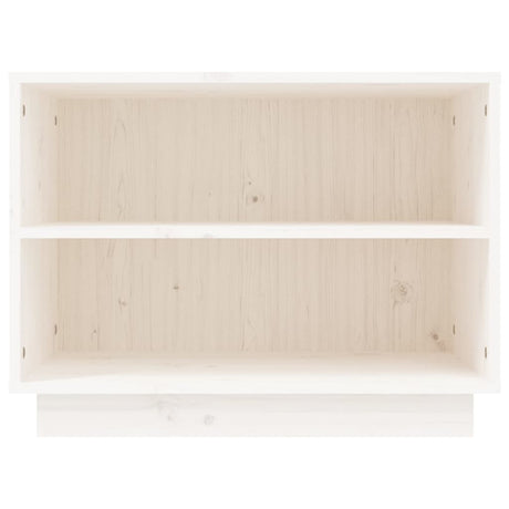 Schoenenkast 60x34x45 cm massief grenenhout wit - AllerleiShop