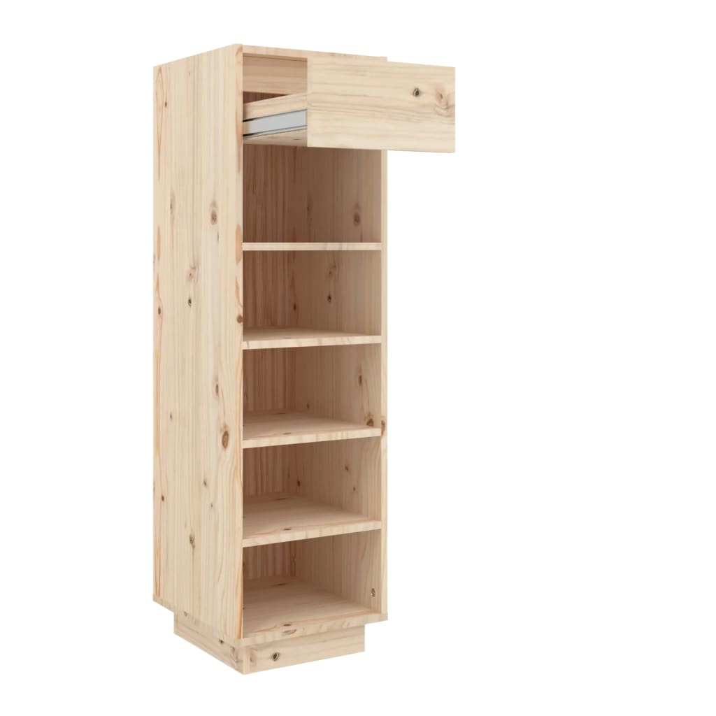 Schoenenkast 30x34x105 cm massief grenenhout - AllerleiShop