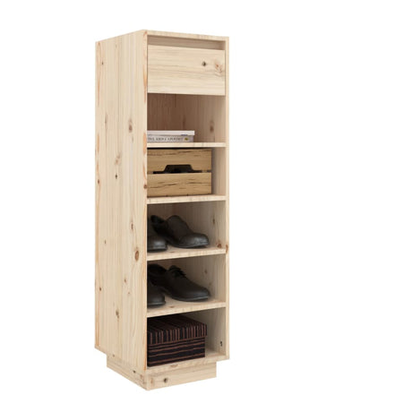 Schoenenkast 30x34x105 cm massief grenenhout - AllerleiShop