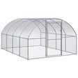 Kippenren 3x4x2 m gegalvaniseerd staal - AllerleiShop