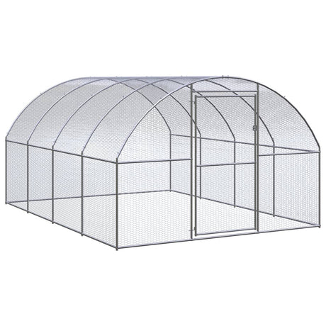 Kippenren 3x4x2 m gegalvaniseerd staal - AllerleiShop