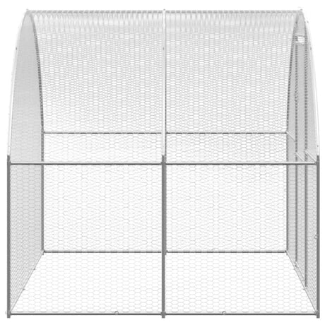 Kippenren 3x8x2 m gegalvaniseerd staal - AllerleiShop