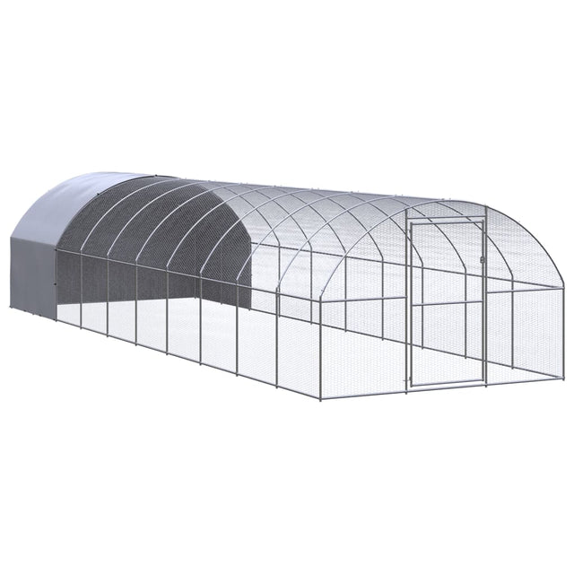 Kippenren 3x10x2 m gegalvaniseerd staal - AllerleiShop