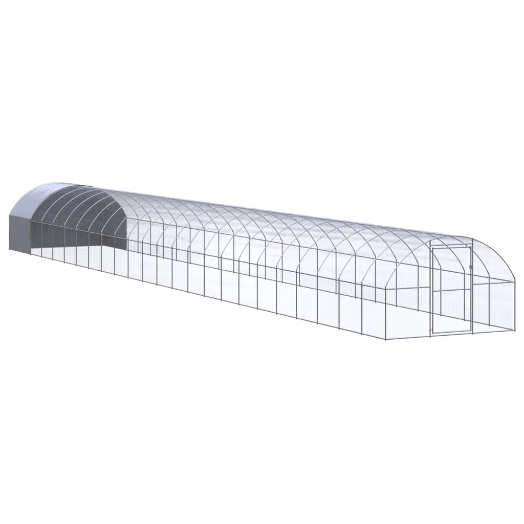 Kippenren 3x24x2 m gegalvaniseerd staal - AllerleiShop