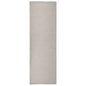 Buitenkleed platgeweven 80x250 cm taupe - AllerleiShop