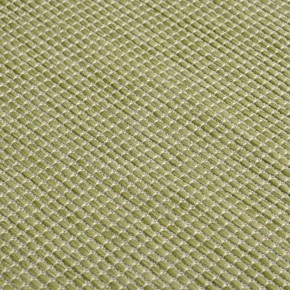 Buitenkleed platgeweven 80x250 cm groen - AllerleiShop