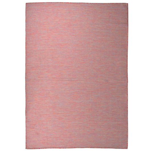 Buitenkleed platgeweven 160x230 cm rood - AllerleiShop