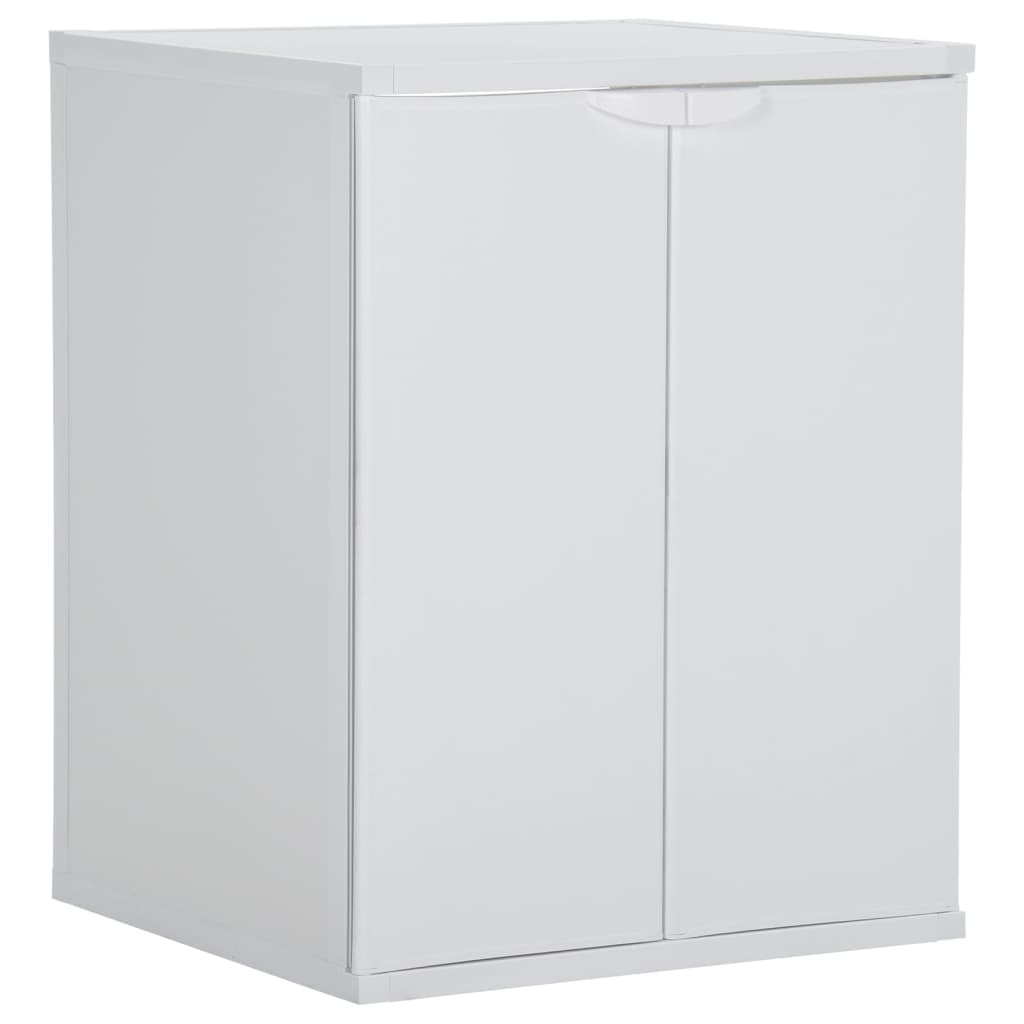 Wasmachinekast 68,5x64,5x88 cm PVC wit - AllerleiShop