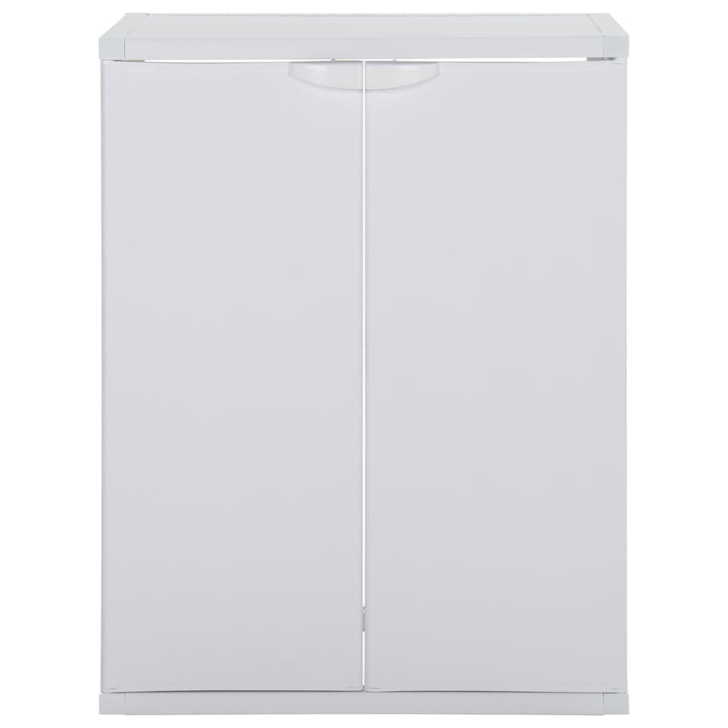 Wasmachinekast 68,5x64,5x88 cm PVC wit - AllerleiShop