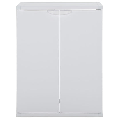 Wasmachinekast 68,5x64,5x88 cm PVC wit - AllerleiShop