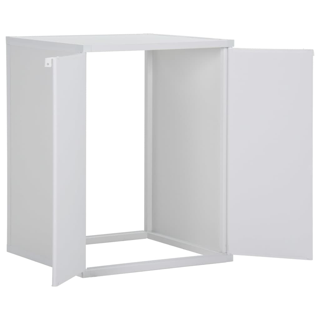 Wasmachinekast 68,5x64,5x88 cm PVC wit - AllerleiShop