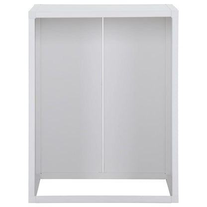 Wasmachinekast 68,5x64,5x88 cm PVC wit - AllerleiShop