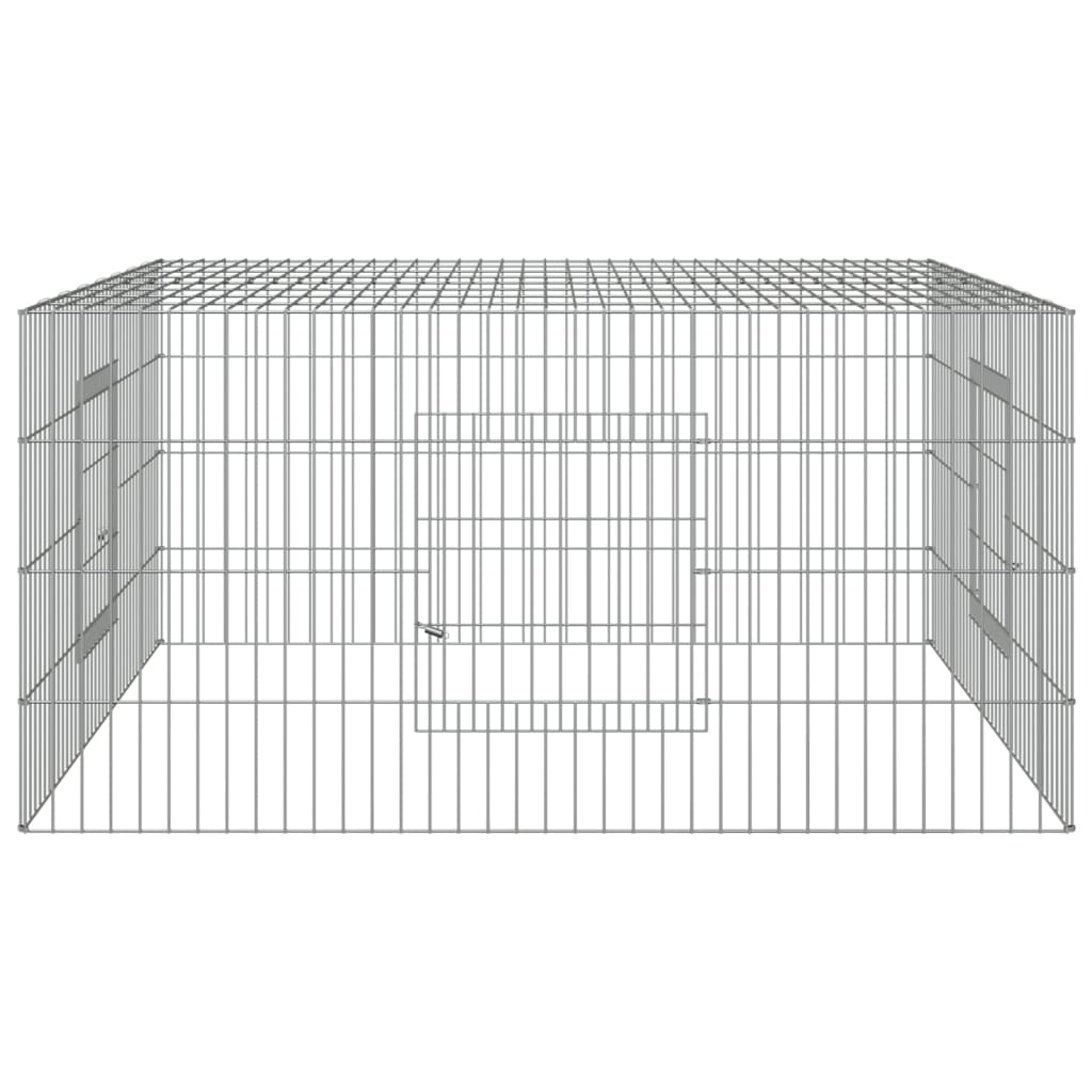 Konijnenkooi 110x110x55 cm gegalvaniseerd ijzer