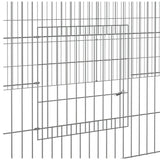 Konijnenkooi met 3 panelen 325x109x54 cm gegalvaniseerd ijzer