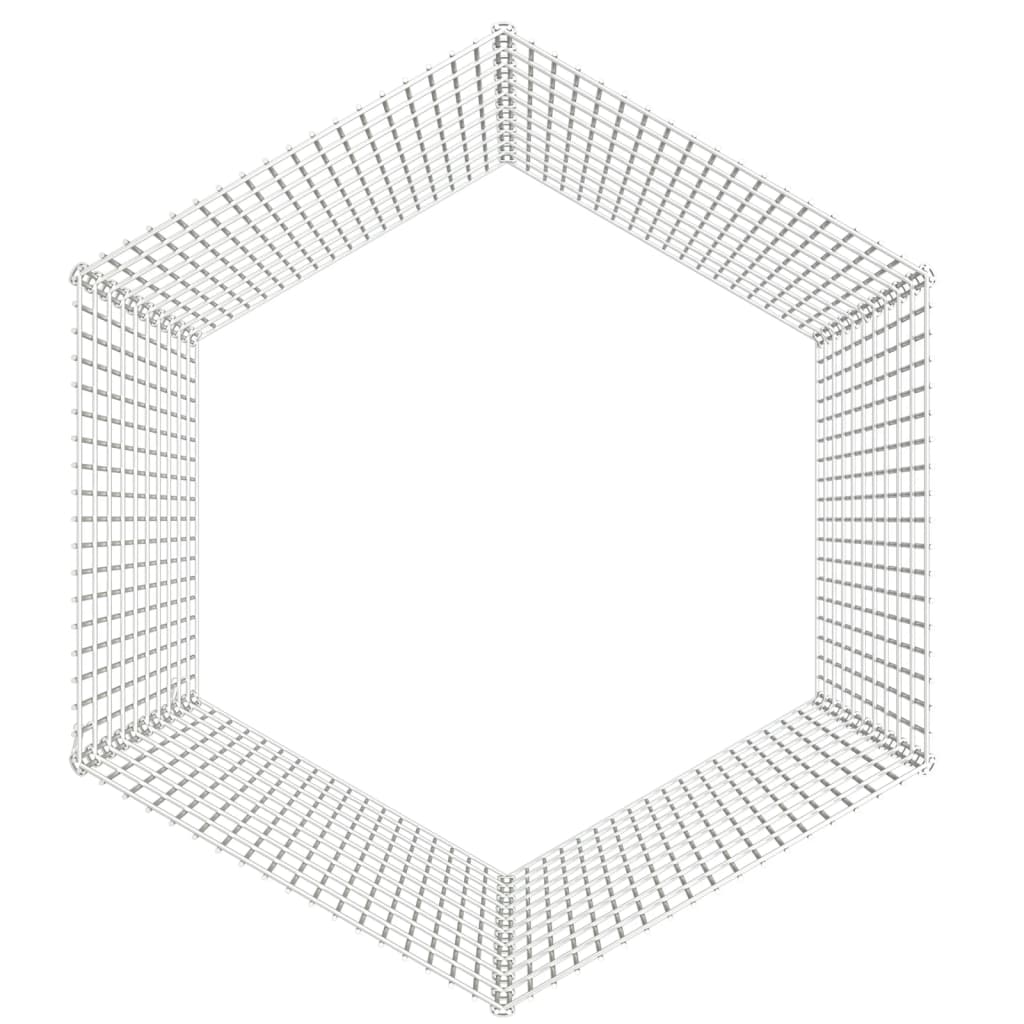 Veilige Dierenren met 6 Panelen van Gegalvaniseerd IJzer - 54x100 cm