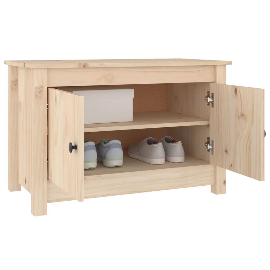 Schoenenkast 70x38x45,5 cm massief grenenhout - AllerleiShop