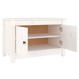 Schoenenkast 70x38x45,5 cm massief grenenhout wit - AllerleiShop