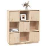 Hoge kast 110,5x35x117 cm massief grenenhout - AllerleiShop