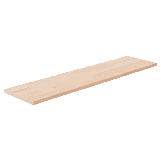 Plank 80x20x1,5 cm onbehandeld massief eikenhout - AllerleiShop