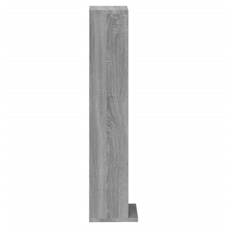 Cd-kast 21x20x88 cm bewerkt hout grijs sonoma eikenkleurig - AllerleiShop