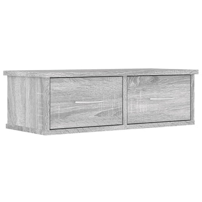 Tv-wandmeubel 60x26x18,5 cm bewerkt hout grijs sonoma eiken - AllerleiShop