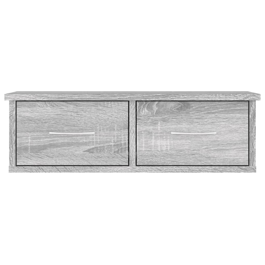 Tv-wandmeubel 60x26x18,5 cm bewerkt hout grijs sonoma eiken - AllerleiShop