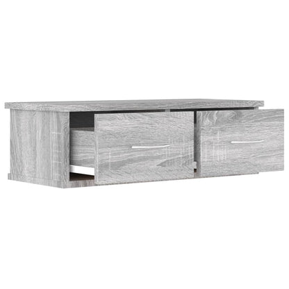 Tv-wandmeubel 60x26x18,5 cm bewerkt hout grijs sonoma eiken - AllerleiShop