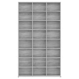 Cd-kast 102x23x177,5 cm bewerkt hout grijs sonoma eikenkleurig - AllerleiShop