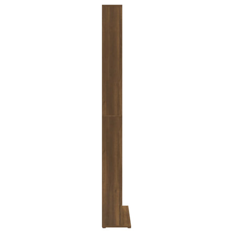 Cd-kast 102x23x177,5 cm bewerkt hout bruin eikenkleur - AllerleiShop