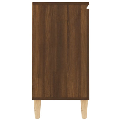 Dressoir 101x35x70 cm bewerkt hout bruin eikenkleur - AllerleiShop