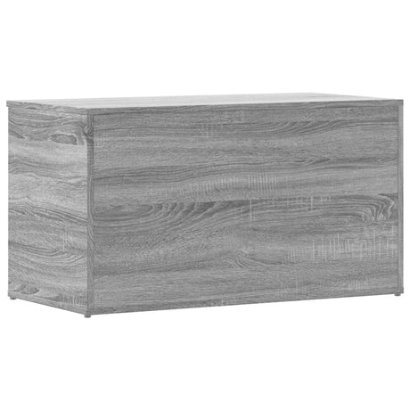 Opbergkist 84x42x46 cm bewerkt hout grijs sonoma eikenkleurig - AllerleiShop