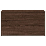 Opbergkist 84x42x46 cm bewerkt hout bruin eikenkleur - AllerleiShop