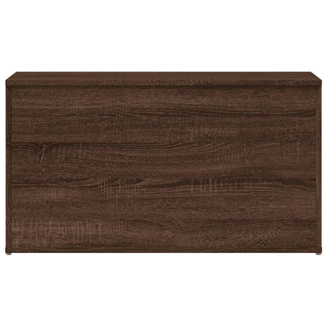 Opbergkist 84x42x46 cm bewerkt hout bruin eikenkleur - AllerleiShop