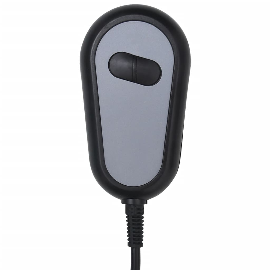 Fauteuil verstelbaar elektrisch stof zwart