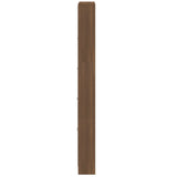 Schoenenkast 59x17x169 cm bewerkt hout bruin eikenkleur - AllerleiShop