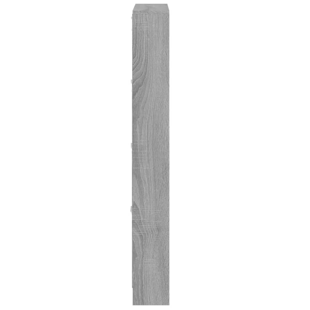 Schoenenkast 59x17x150 cm bewerkt hout grijs sonoma - AllerleiShop