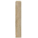 Schoenenkast 59x17x108 cm bewerkt hout eikenkleurig - AllerleiShop