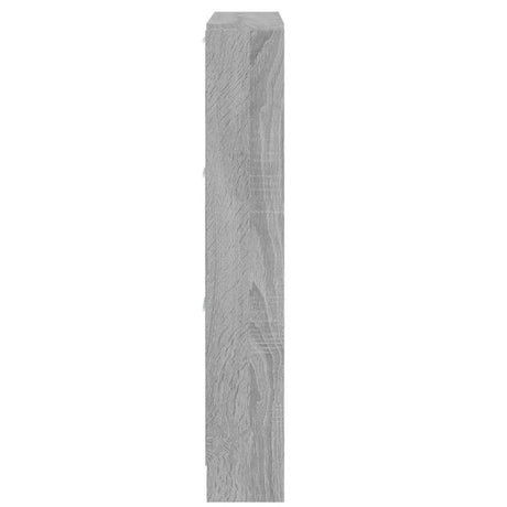 Schoenenkast 59x17x108 cm bewerkt hout grijs sonoma - AllerleiShop