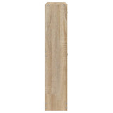 Schoenenkast 59x17x81 cm bewerkt hout eikenkleurig - AllerleiShop