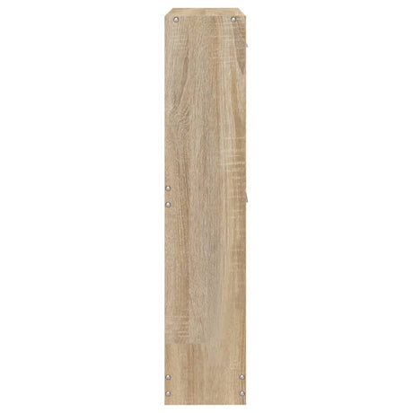 Schoenenkast 59x17x81 cm bewerkt hout eikenkleurig - AllerleiShop