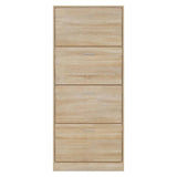 Schoenenkast 63x24x147 cm bewerkt hout sonoma eikenkleurig - AllerleiShop