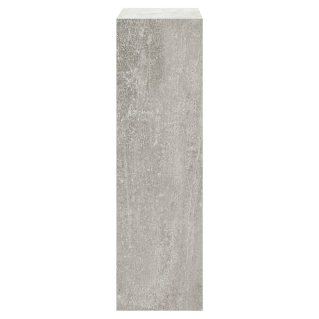 Schoenenkast 63x24x81 cm bewerkt hout betongrijs - AllerleiShop