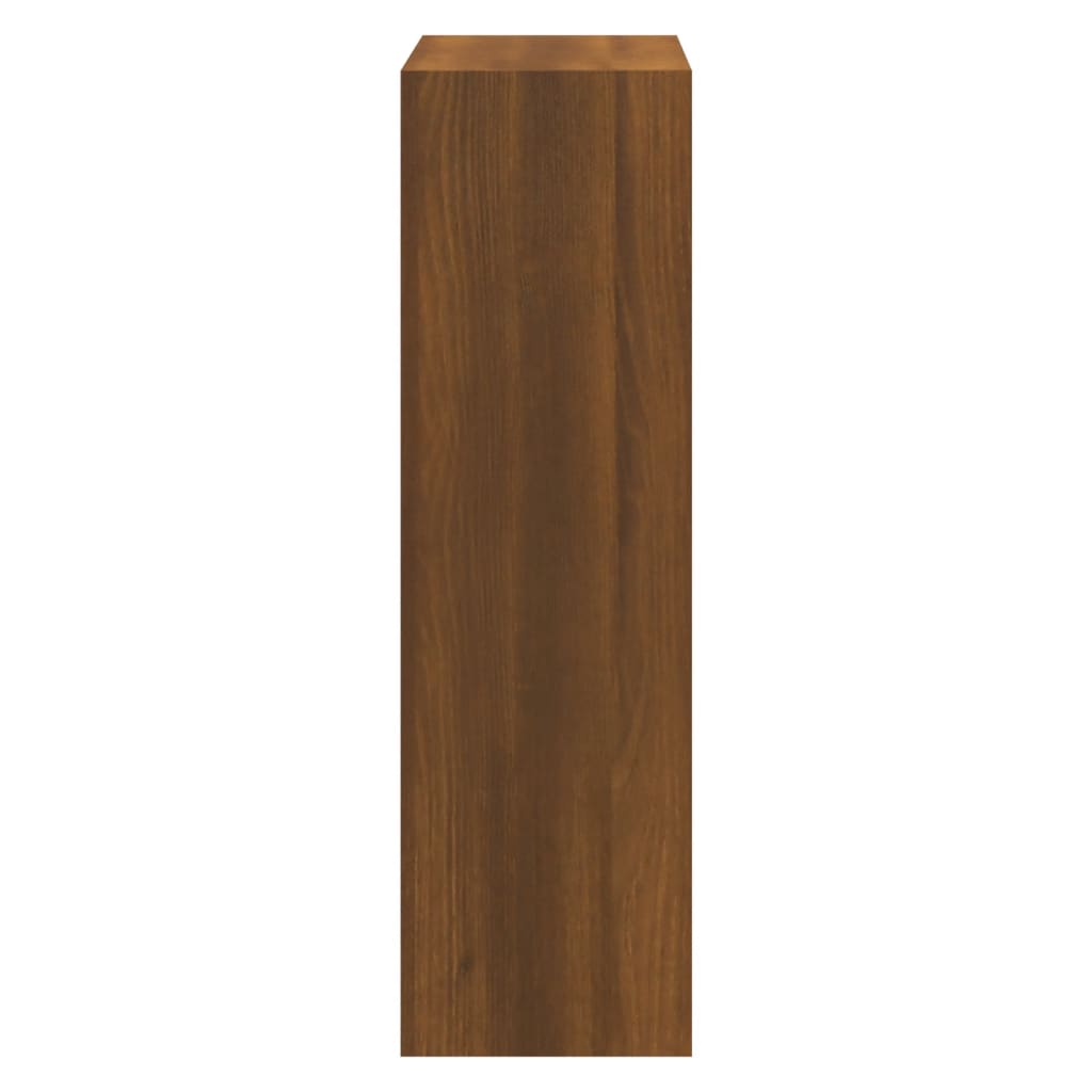 Schoenenkast 63x24x81 cm bewerkt hout bruin eikenkleur - AllerleiShop